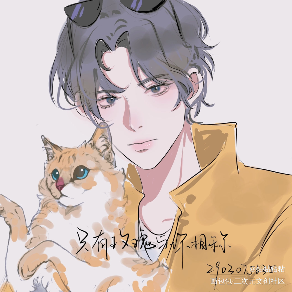 猫咪啊猫咪_平涂绘画作品