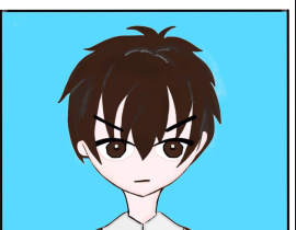学生照（江停）_绘画作品