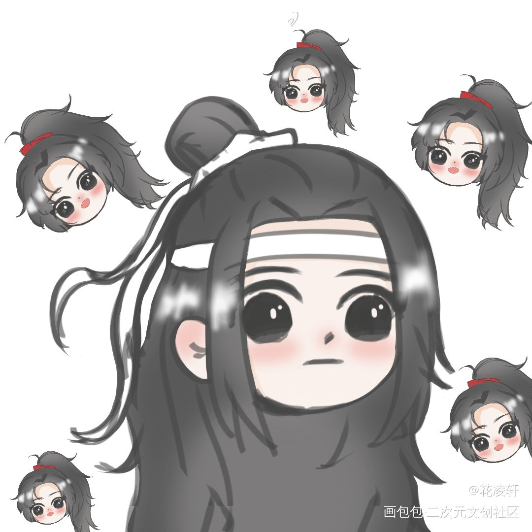 汪叽_魔道祖师蓝忘机绘画作品