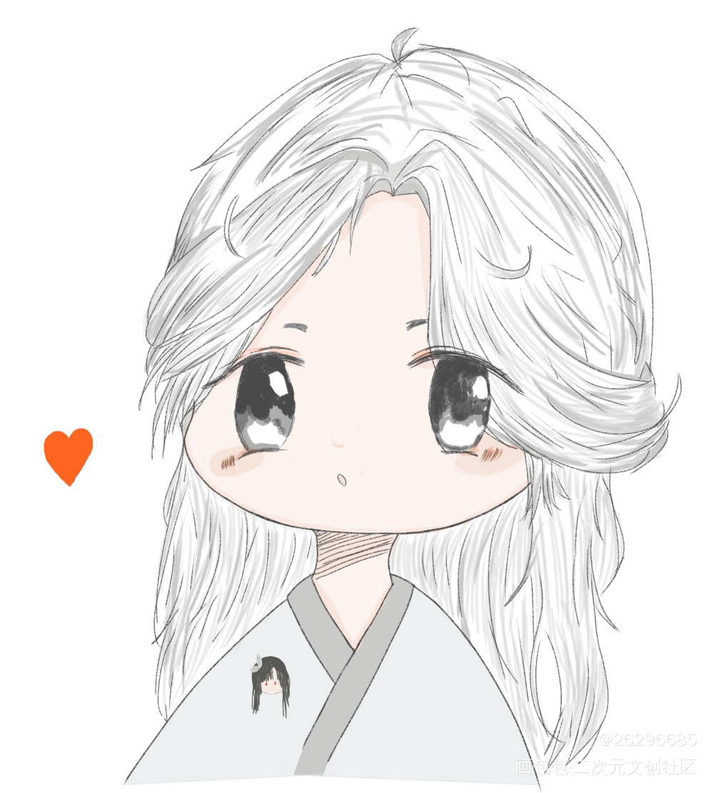 怜_天官赐福花怜Q版绘画作品