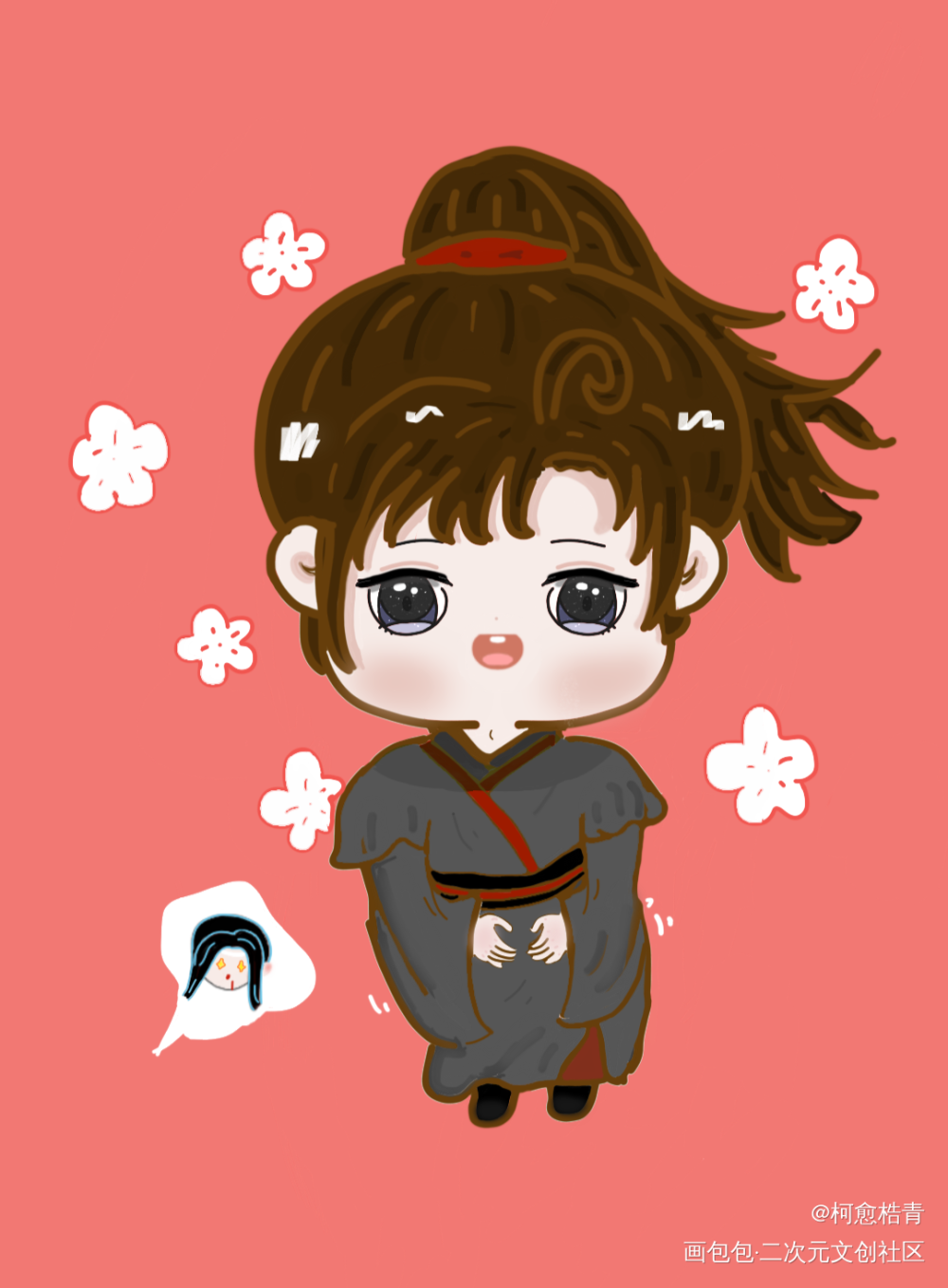 CP图来啦！_魔道祖师忘羡绘画作品