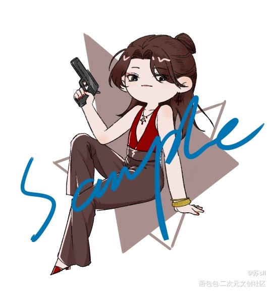 邵群性转_娘娘腔188男团群秀Q版约稿绘画作品