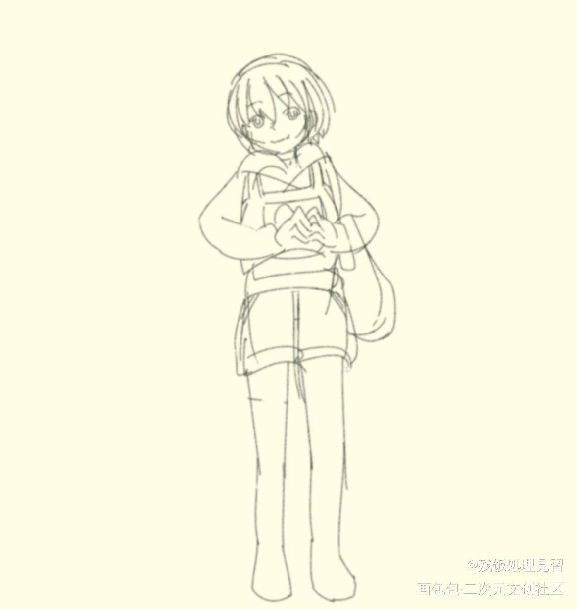可以放香菇了咩～_寒蝉鸣泣之时绘画作品