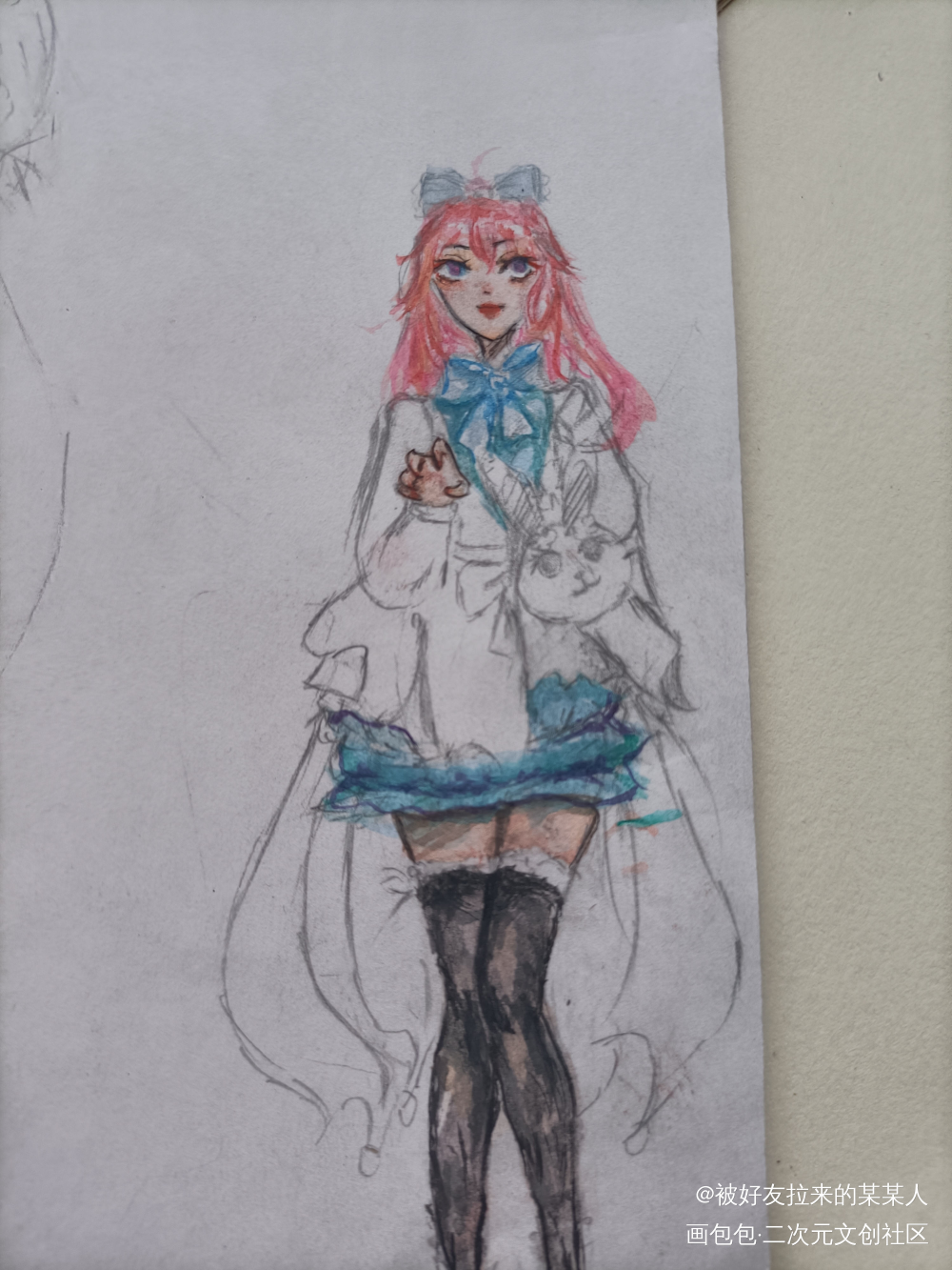 _手绘水彩绘画作品