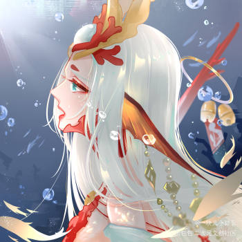 千姬_阴阳师日系千姬板写绘画作品