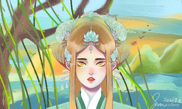 混水摸?_板写绘画作品