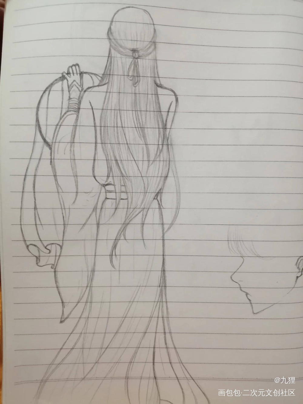 怜怜～_天官赐福谢怜手绘古风绘画作品