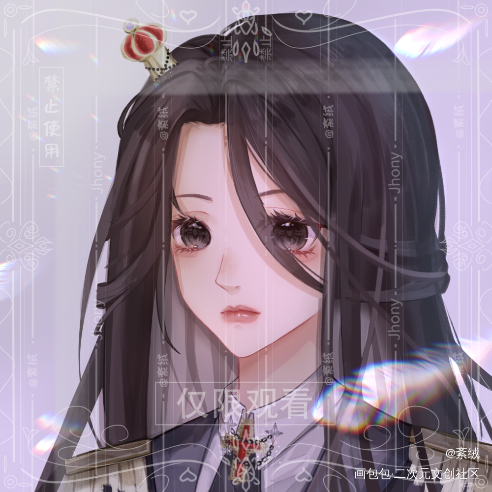 头像稿_厚涂约稿绘画作品