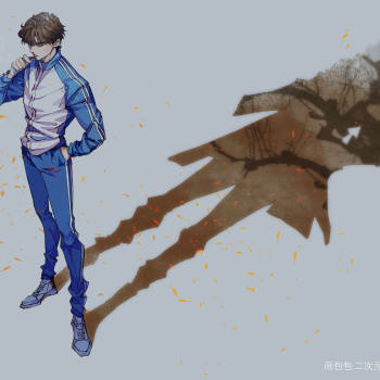 黎簇人回来了,灵魂永远留在了那_盗墓笔记沙海黎簇吴邪插画绘画作品