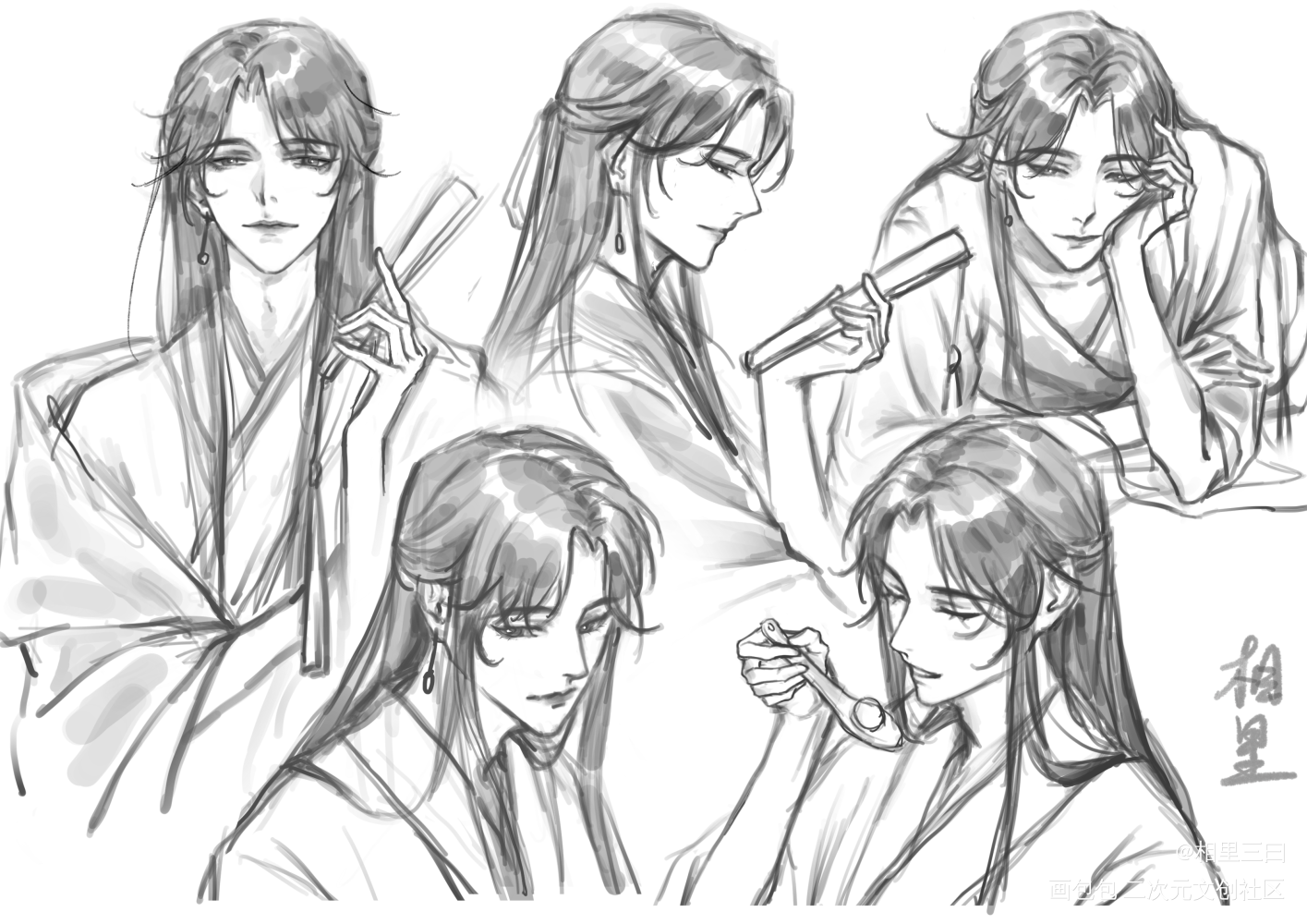 小酒同人_将进酒绘画作品