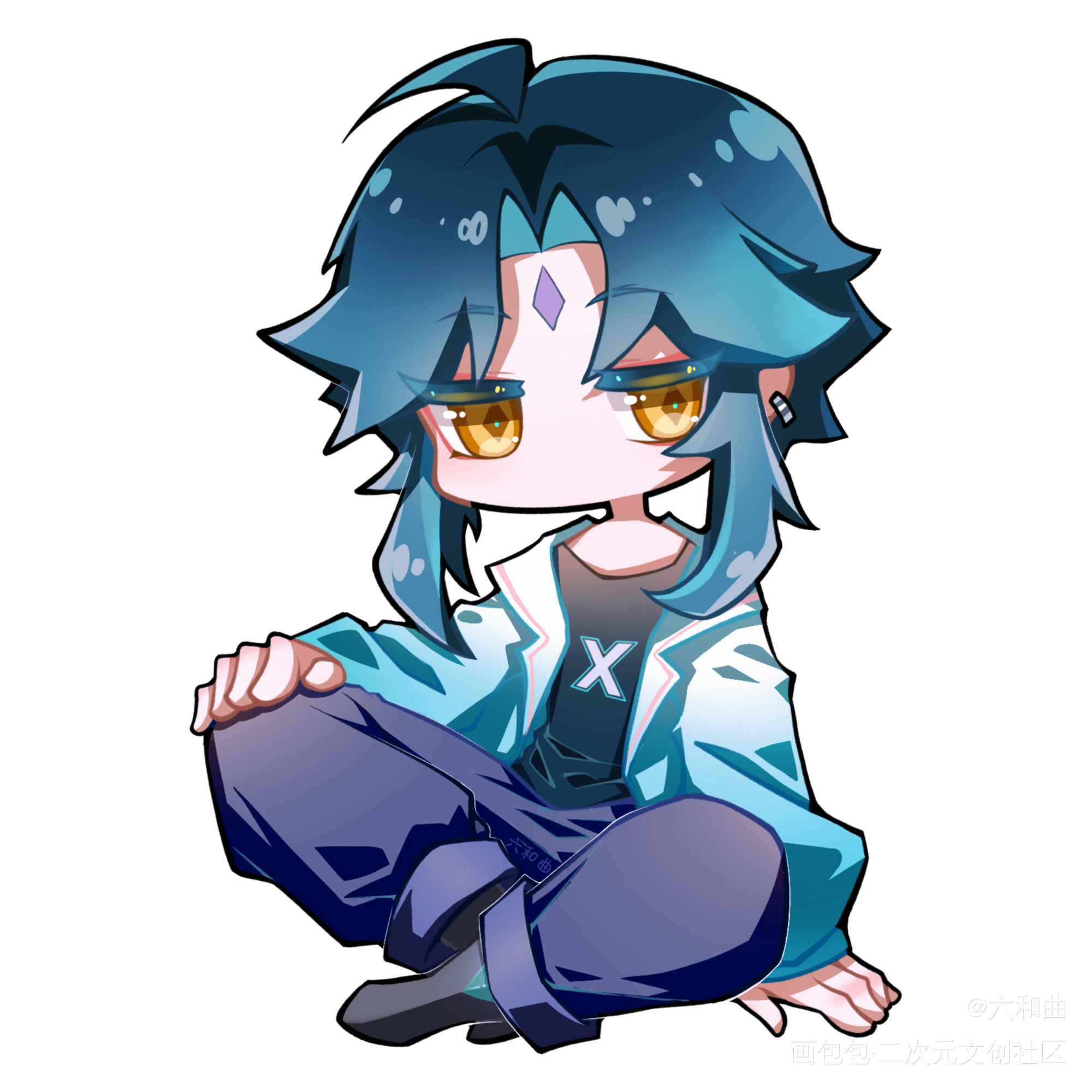 魈_原神魈绘画作品
