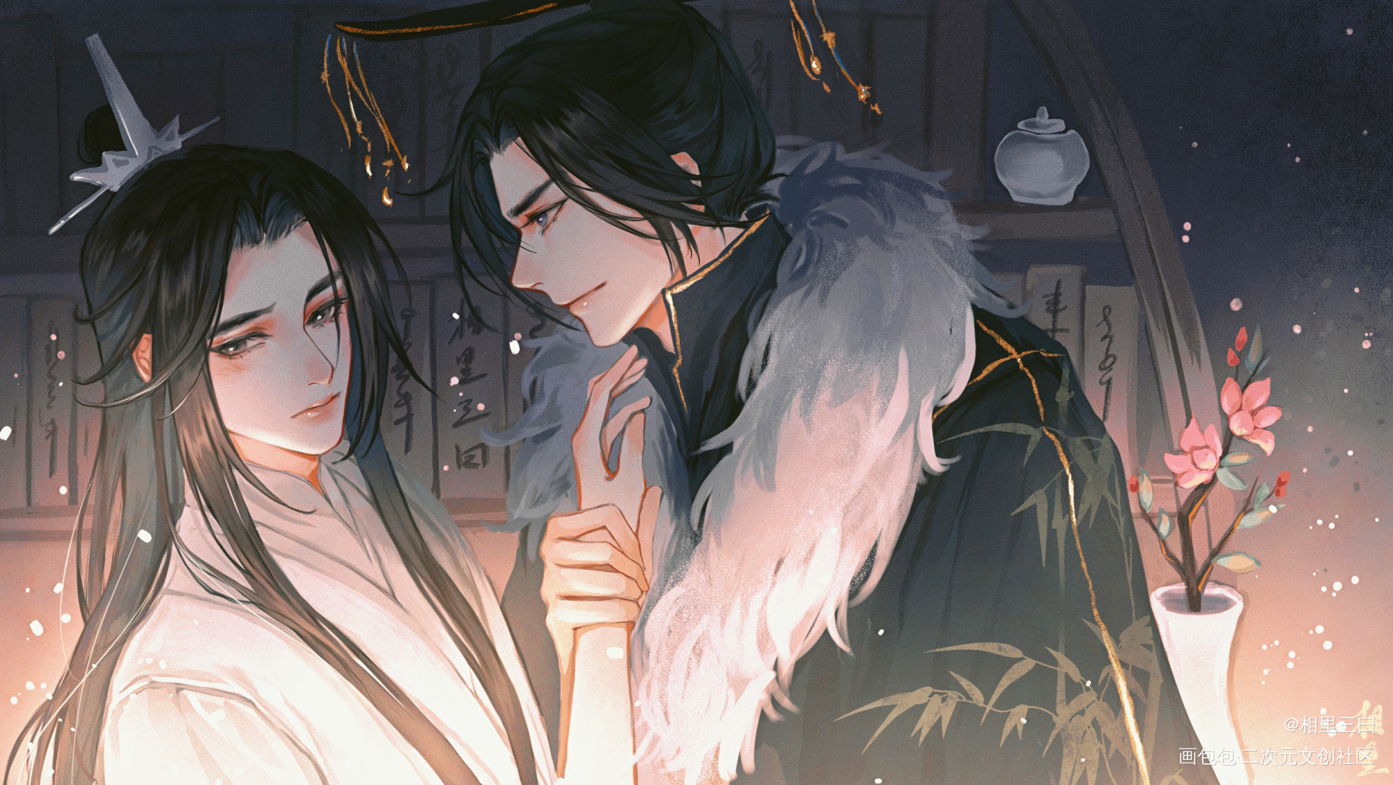 再发一遍，开吧唧用_二哈和他的白猫师尊绘画作品