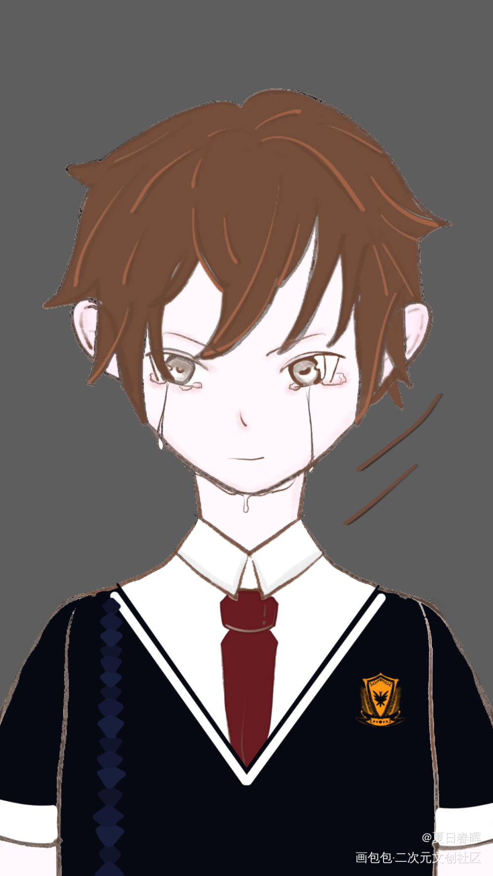 哭泣的程秀_娘娘腔188男团李程秀绘画作品