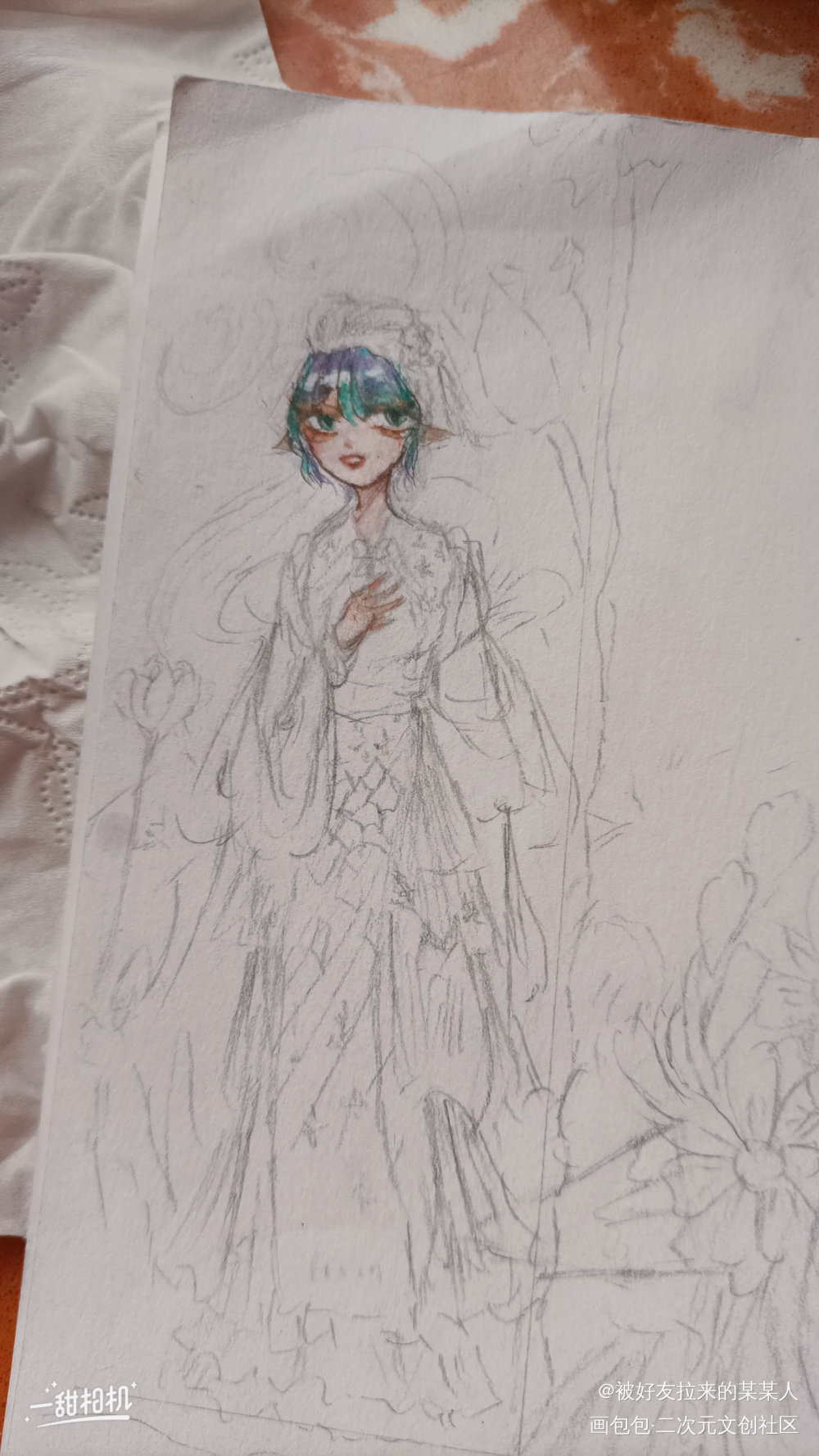 _手绘水彩绘画作品