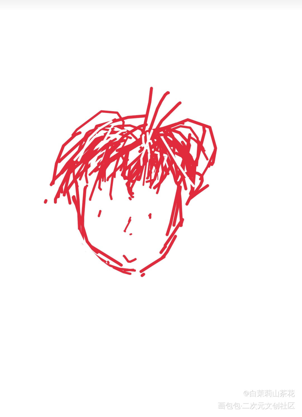 小男孩儿_手绘绘画作品
