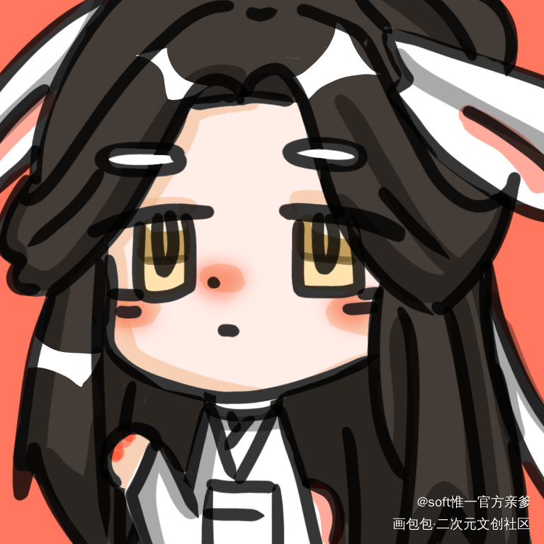 怜怜_天官赐福绘画作品