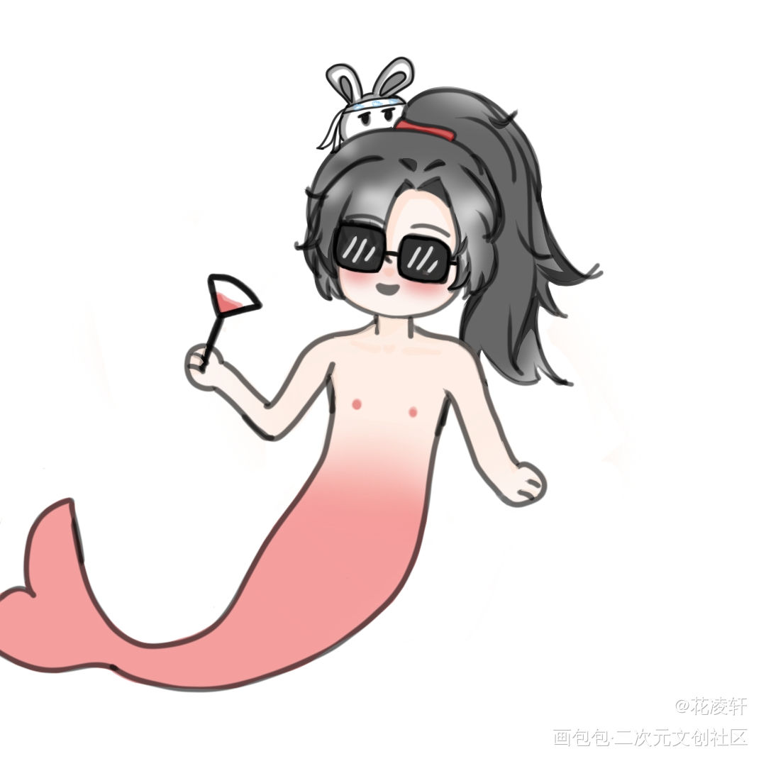 人鱼羡_魔道祖师魏无羡绘画作品