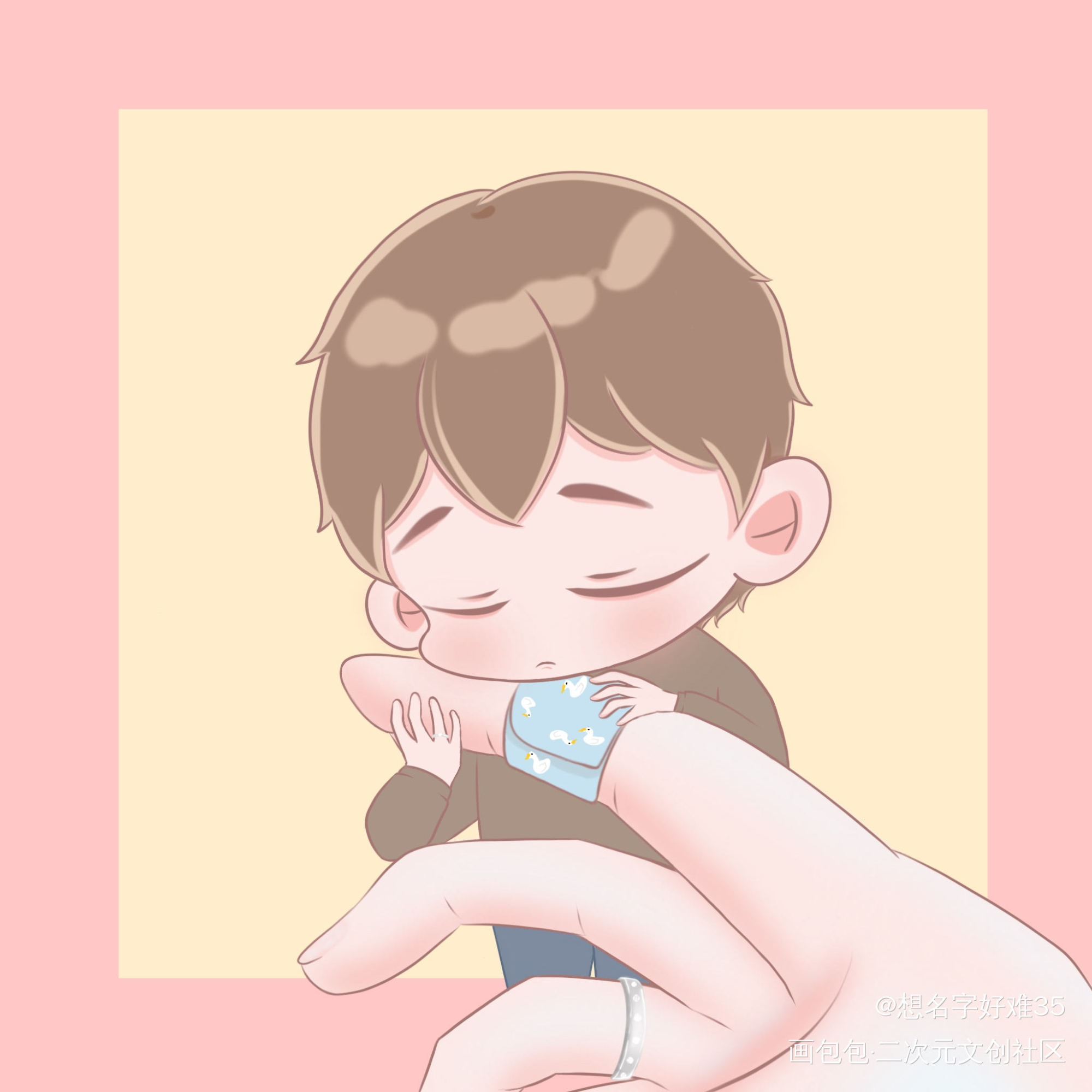 贴心小程秀_娘娘腔188男团群秀李程秀邵群绘画作品