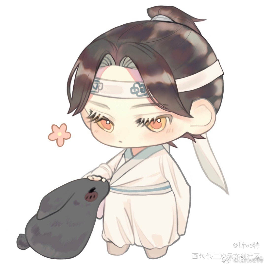 宝宝和他的兔兔_魔道祖师忘羡我要上首推绘画作品