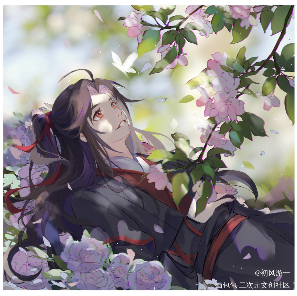 羡_魔道祖师魏无羡古风日系绘画作品