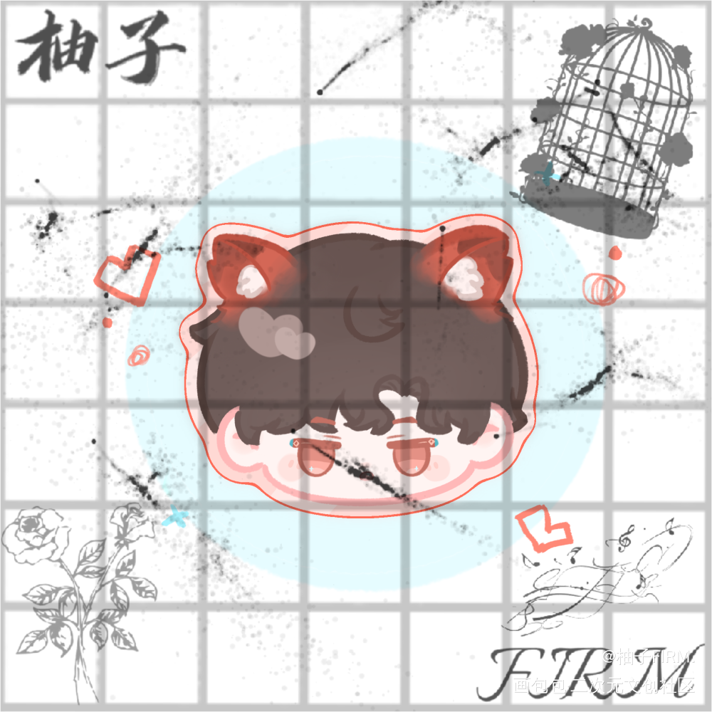 动物&万圣节_我只喜欢你的人设自习周自珩夏习清绘画作品