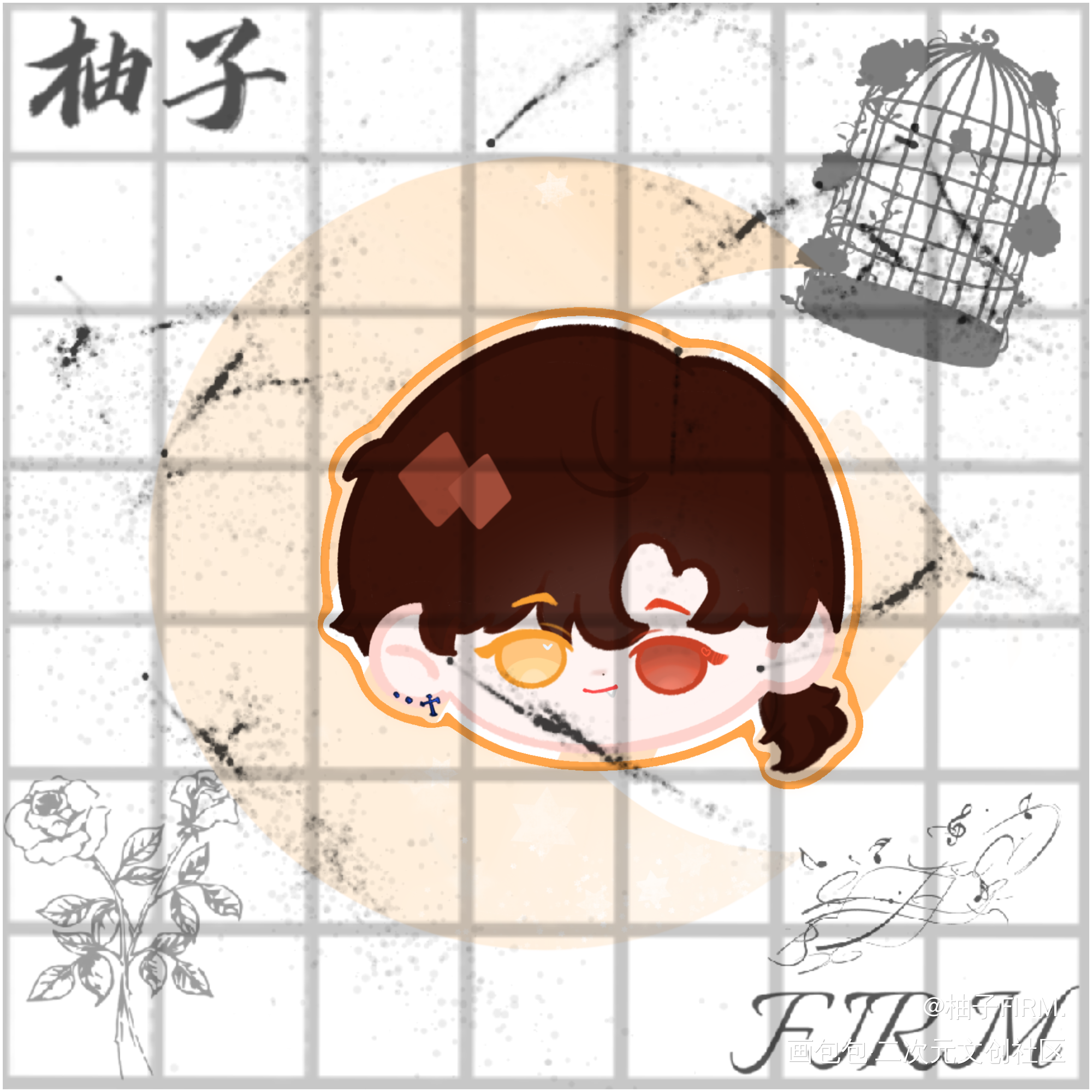 动物&万圣节_我只喜欢你的人设自习周自珩夏习清绘画作品