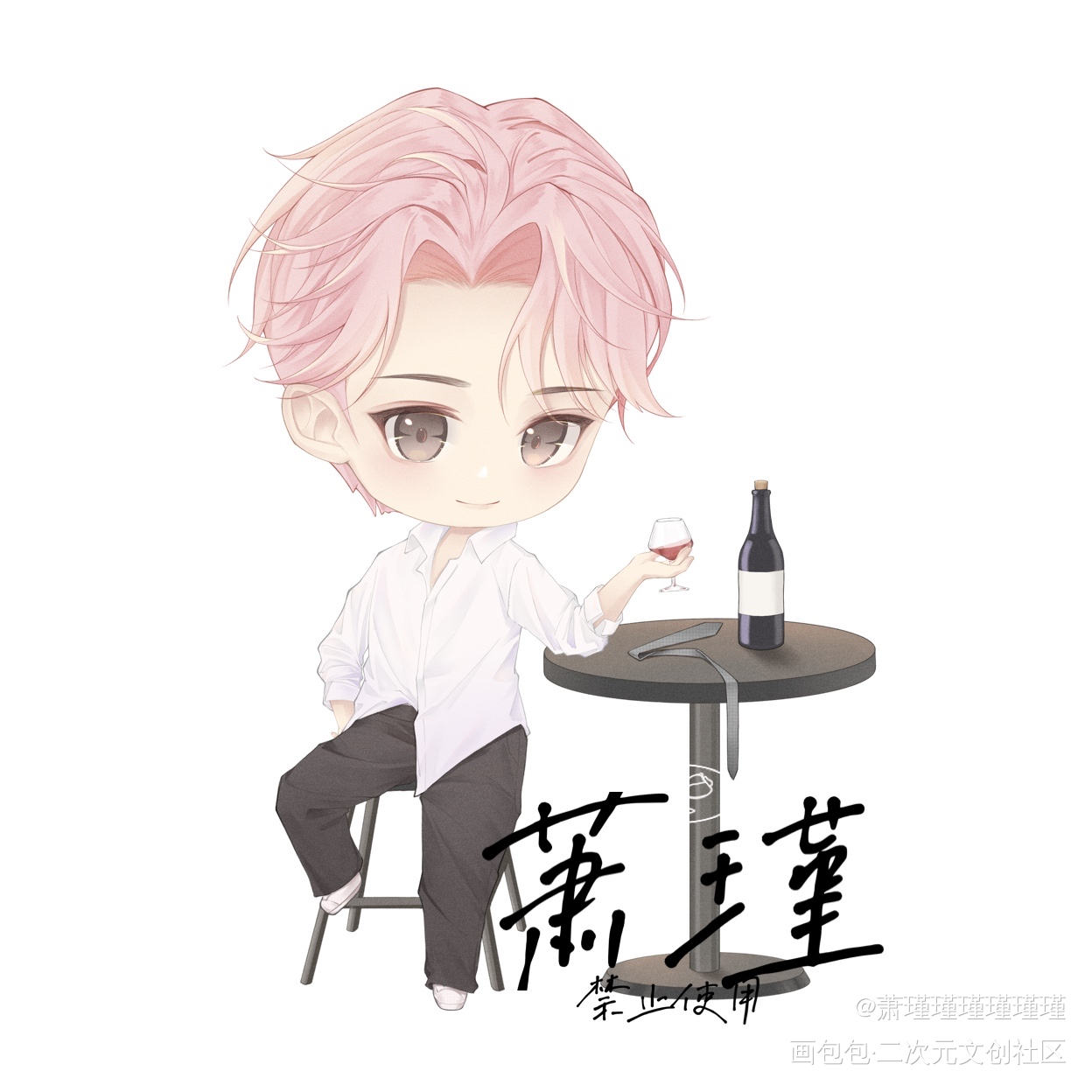 约稿_谁把谁当真188男团赵锦辛约稿绘画作品
