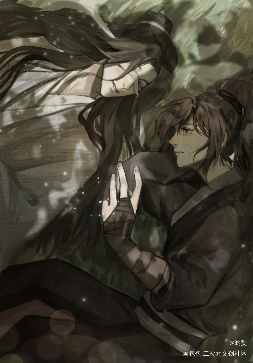 一些回忆_魔道祖师古风厚涂日系薛晓绘画作品