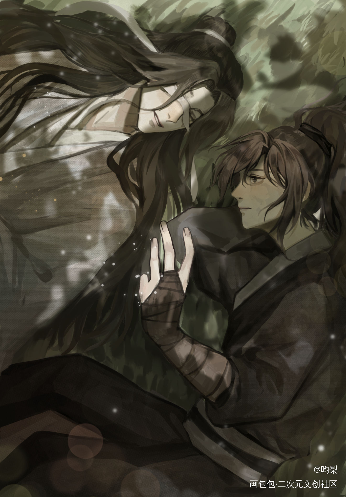 一些回忆_魔道祖师古风厚涂日系薛晓绘画作品