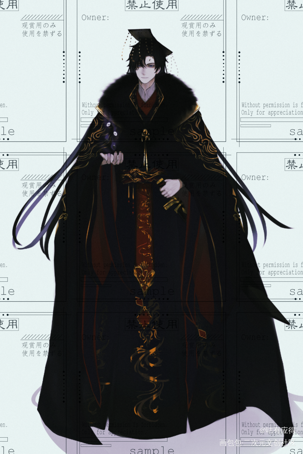 踏娇娇妈妈爱你！_二哈和他的白猫师尊绘画作品