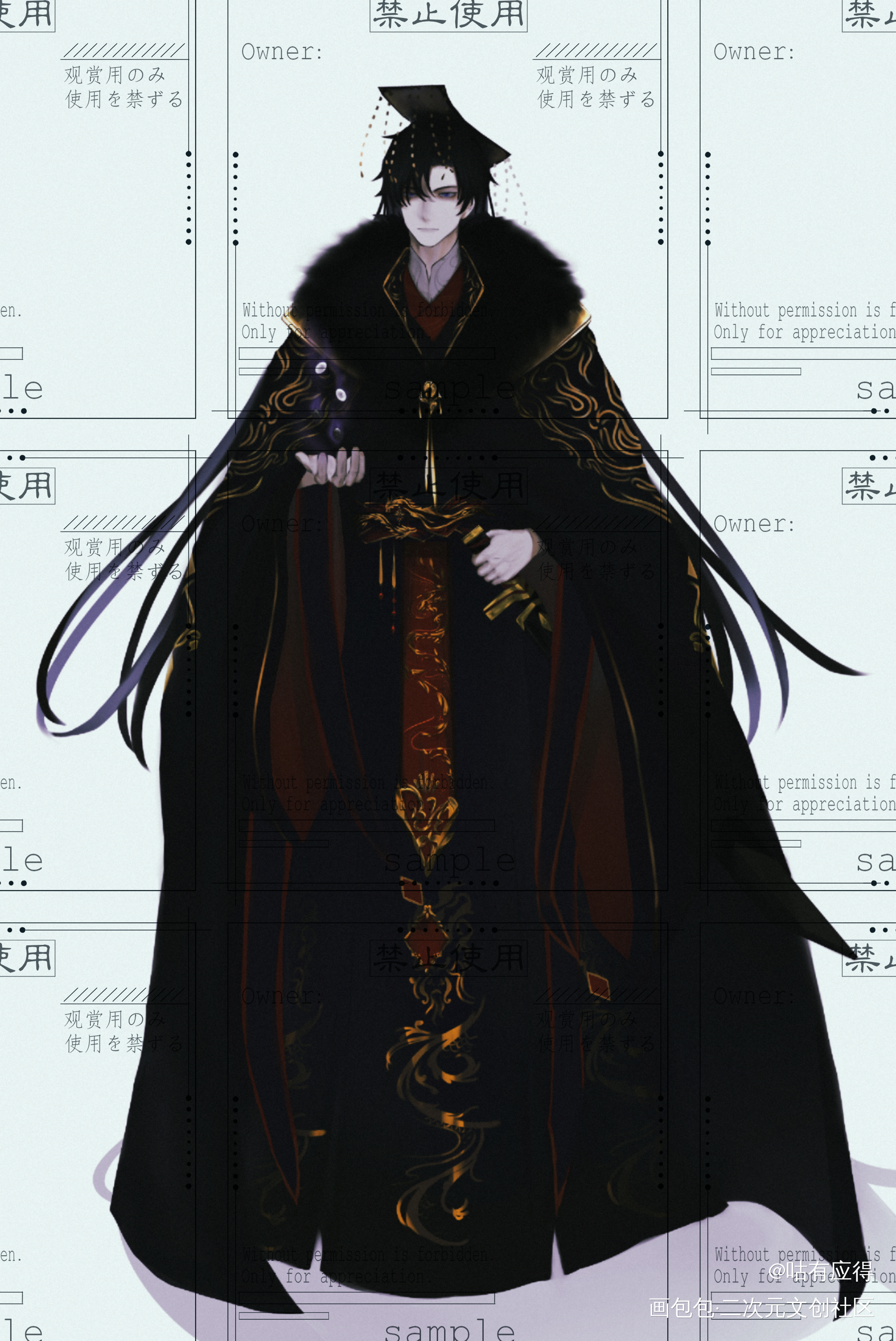 踏娇娇妈妈爱你！_二哈和他的白猫师尊绘画作品