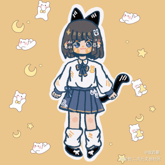 自设、_绘画oc绘画作品