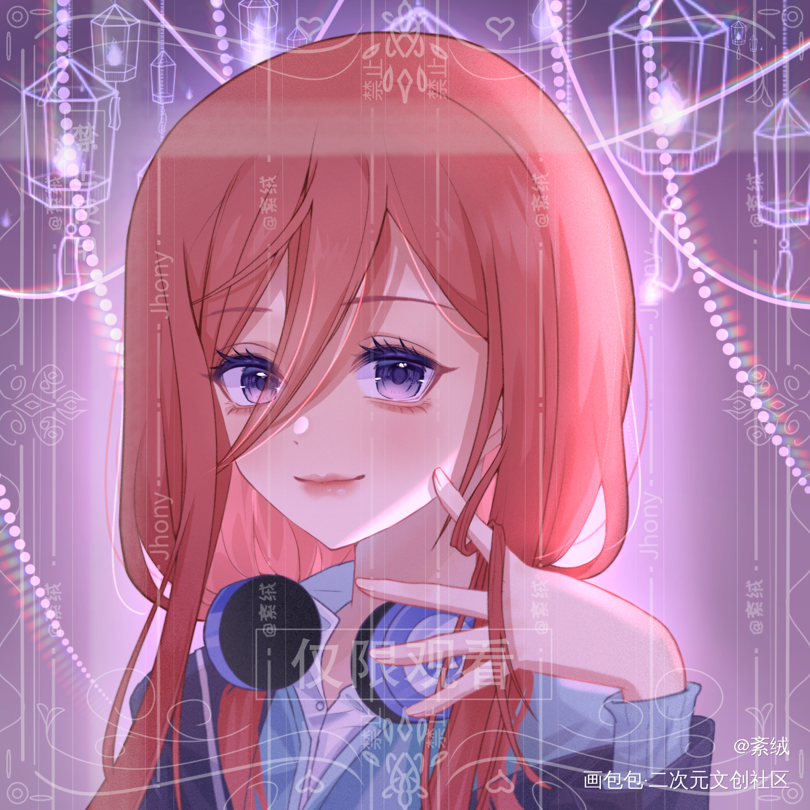 三玖同人稿_日系约稿绘画作品