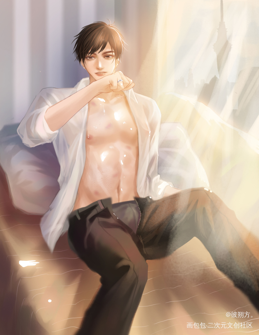 翔哥生贺_职业替身188男团晏周周翔绘画作品