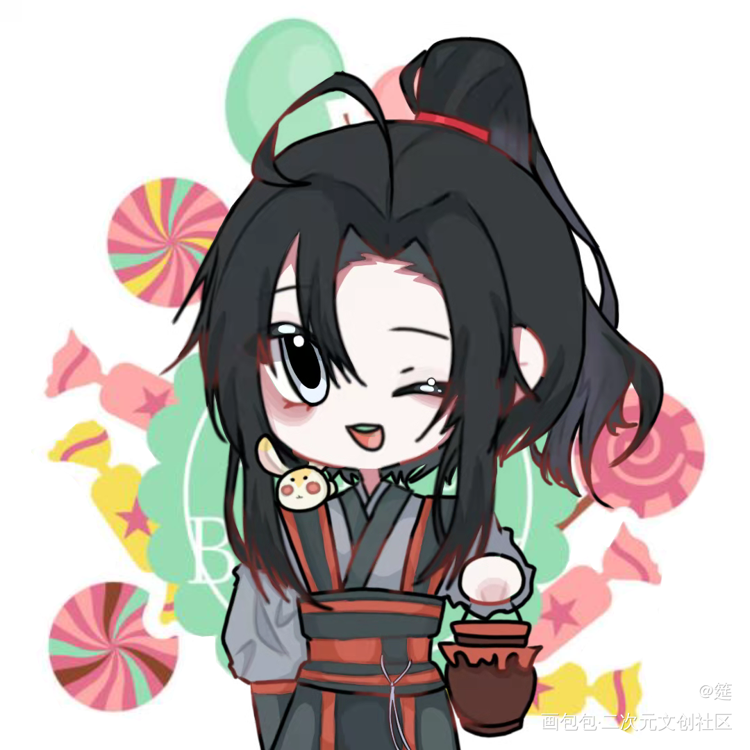 魏无羡生日贺图_魏无羡Q版绘画作品