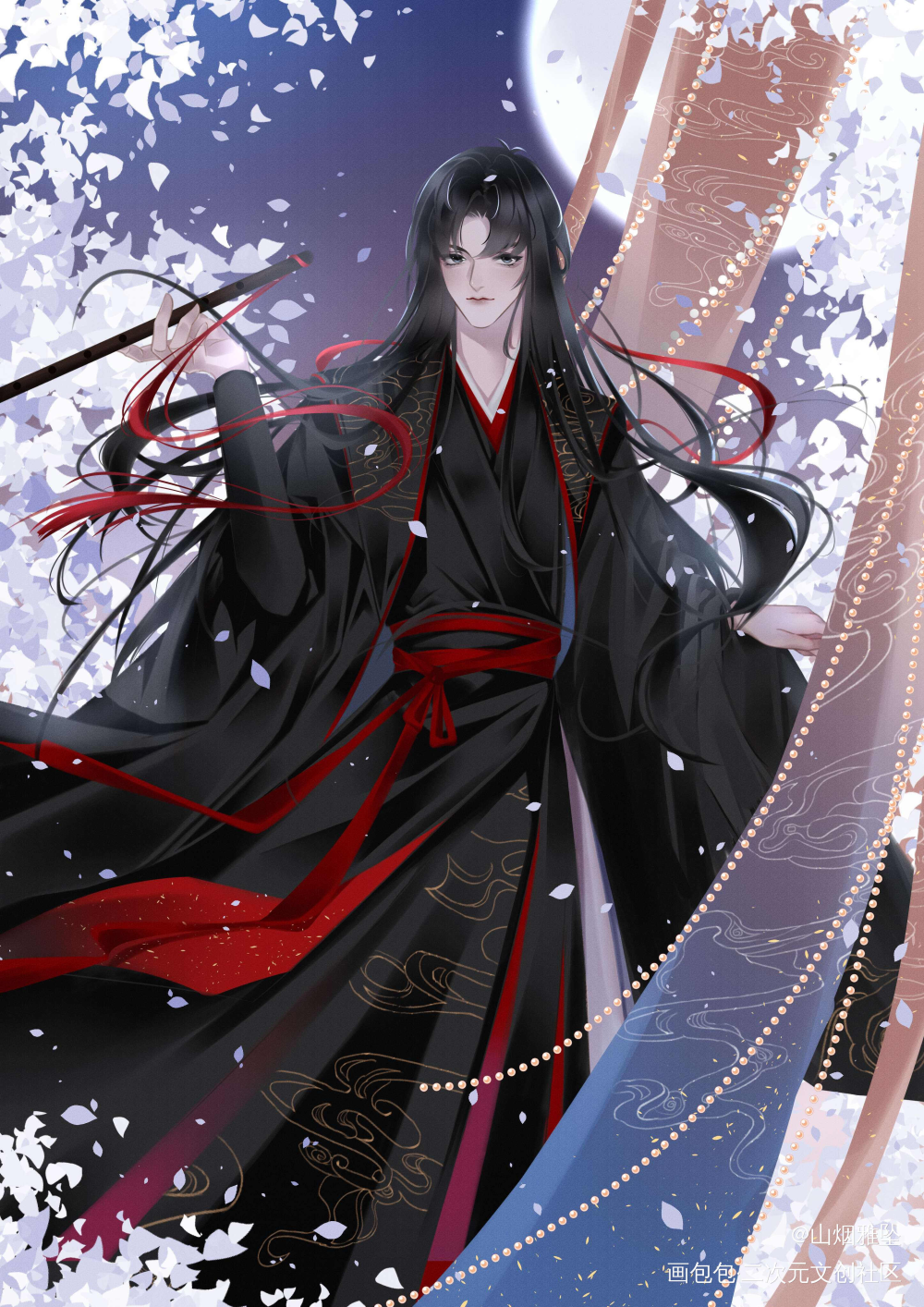 祝羡羡宝贝10.31生日快乐_魔道祖师忘羡绘画作品