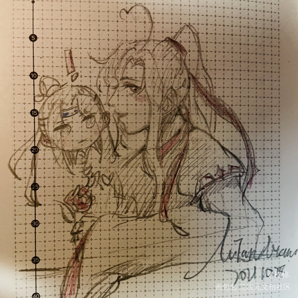 摸鱼?._魔道祖师绘画作品