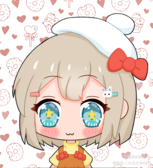 oc[？_平涂Q版绘画作品