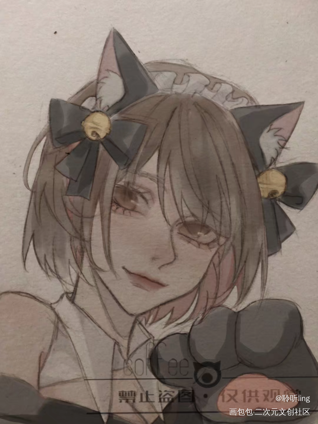 俺女儿的一点图?_猫耳版绘oc绘画作品