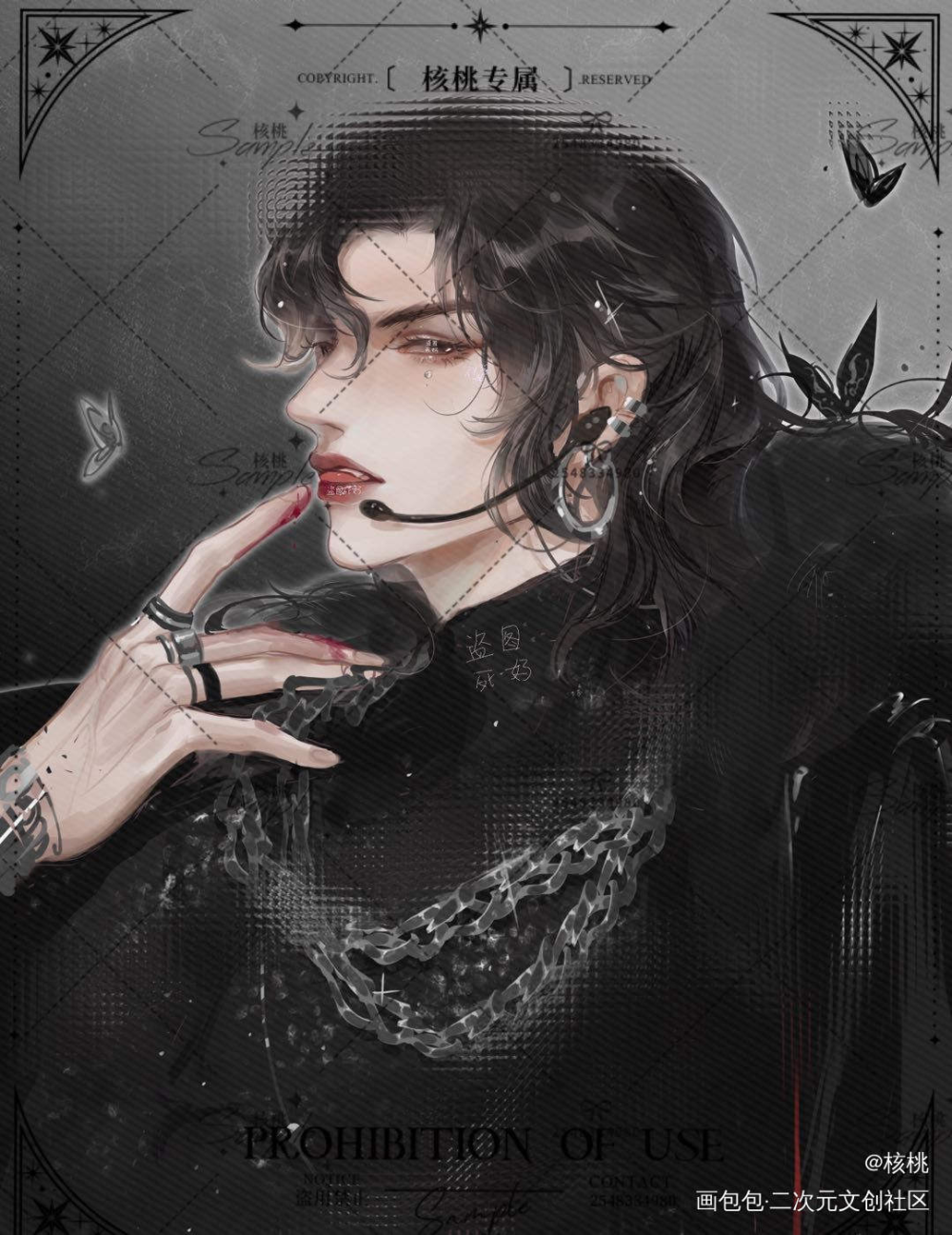 午夜_一醉经年宋居寒绘画作品