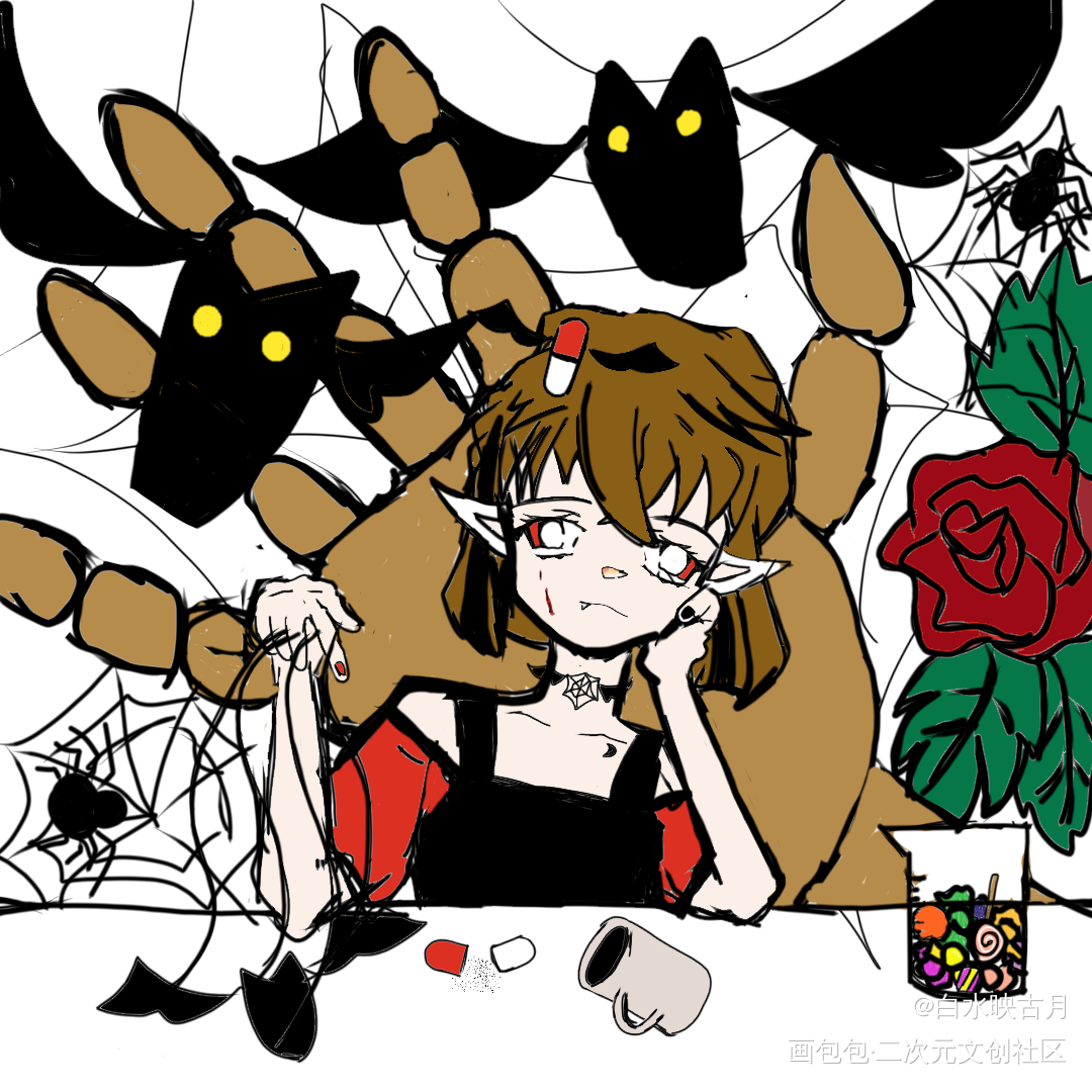 灰原哀and万圣_灰原哀日系绘画作品