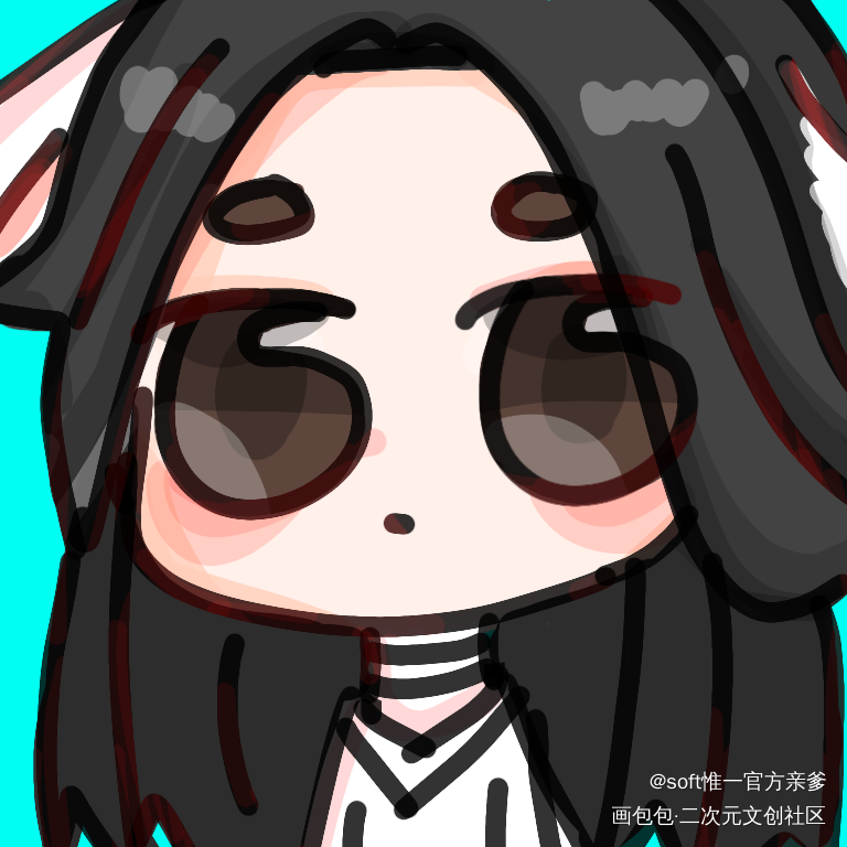 怜怜_天官赐福绘画作品