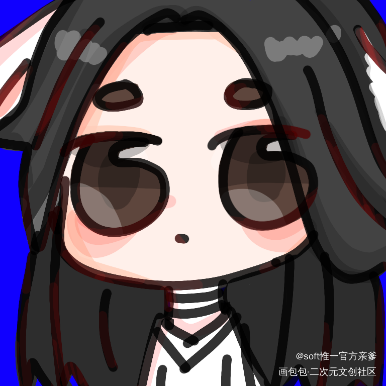 怜怜_天官赐福绘画作品