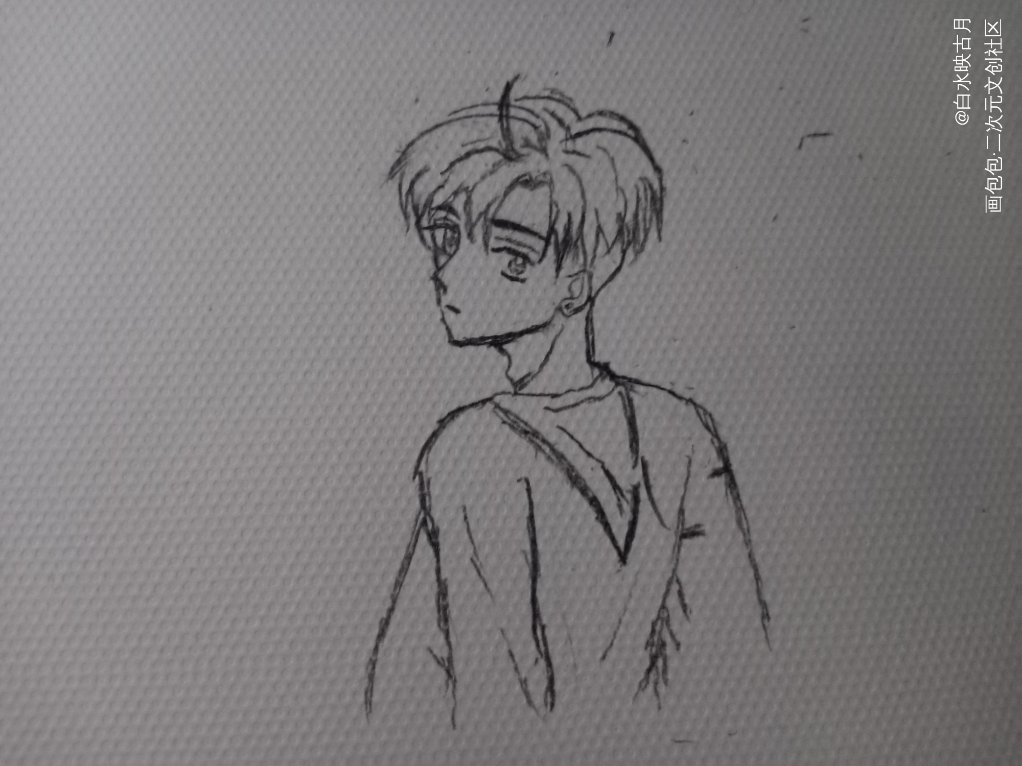 小卫最可爱！_我磕了对家X我的CP卫言梓手绘绘画作品