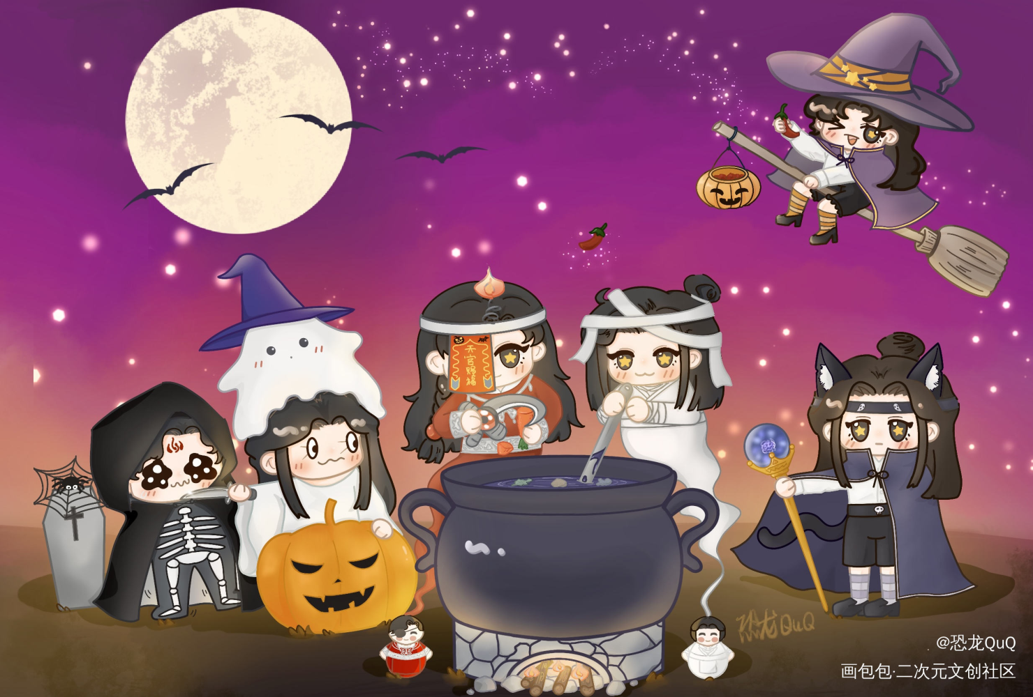 Happy Halloween_绘画作品
