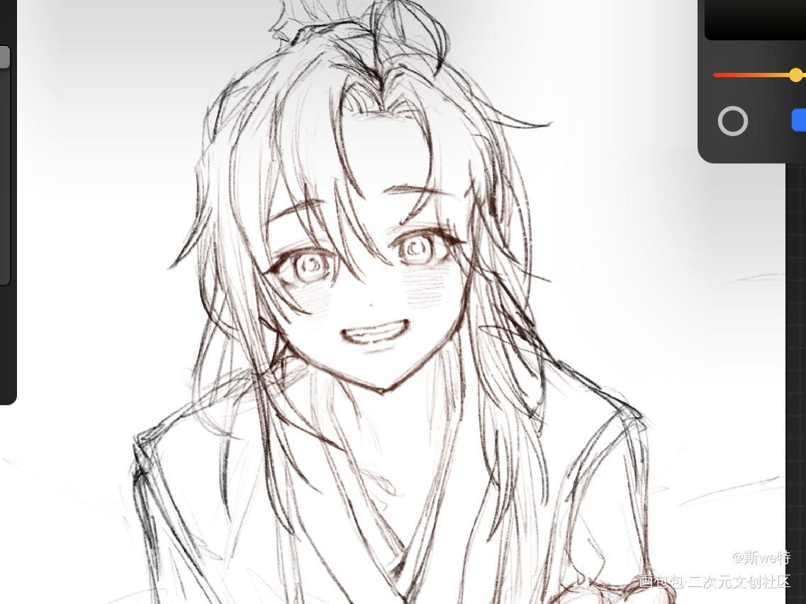 一个我个人很满意的羡_魔道祖师忘羡绘画作品