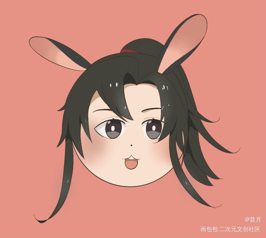 团子羡❤️_魔道祖师忘羡Q版绘画作品