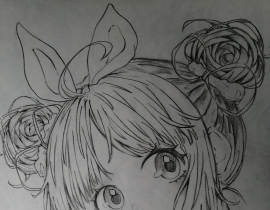可可爱爱没有脑袋☺️☺️_绘画作品