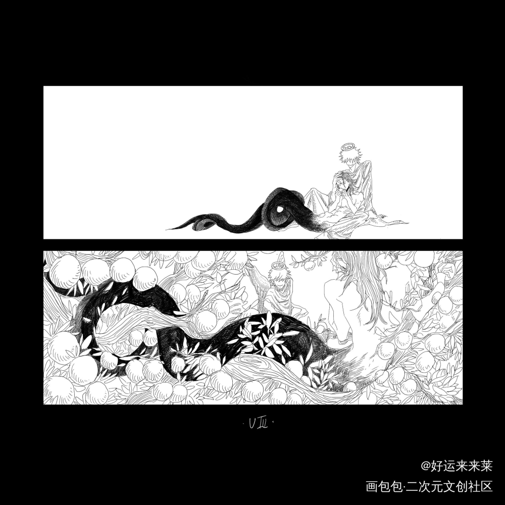 有蛇  参加的五夏万圣节活动_咒术回战五夏夏油杰五条悟绘画作品