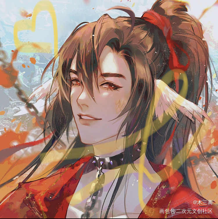 人鱼叽x塞壬羡_魔道祖师忘羡蓝忘机魏无羡古风头像同人约稿绘画作品